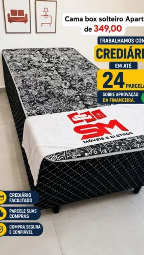 Cama box solteiro 