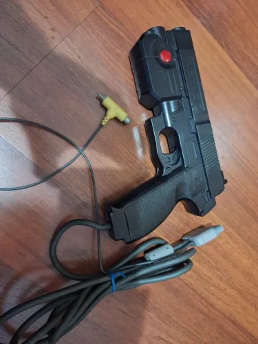 Nanco controle Gun Con PS2 sênior novo