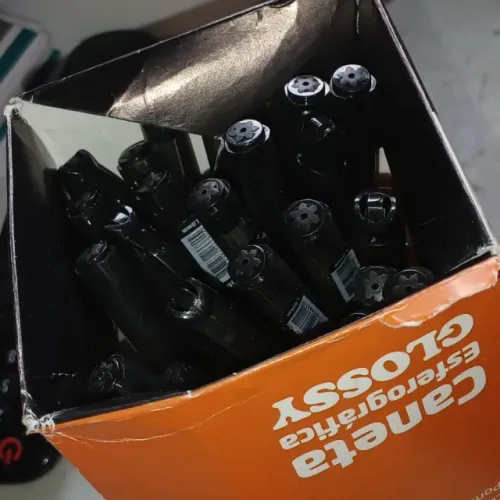 CANETAS GEL PRETAS 26 UNIDADES