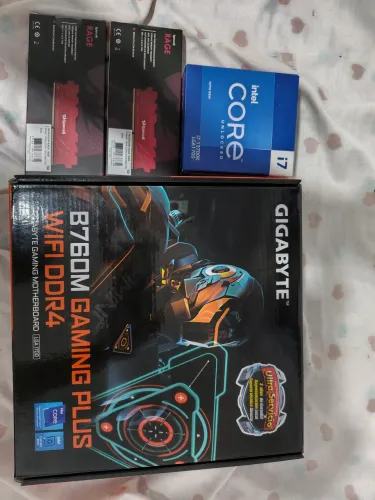 Kit gamer i7 13700k b760 wi-fi 32gb ddr4 acc trocas <br>I7 13700k<br>B760 wi-fi d4<br>s <br><br>$$ 4200