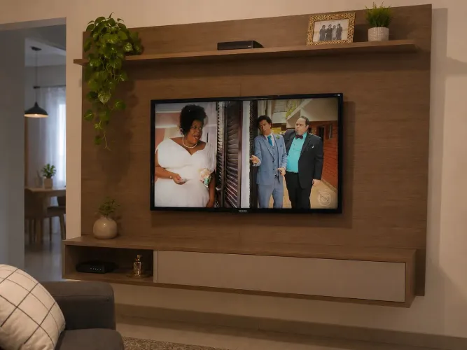 Televisão Samsung Smart TV de 40 polegadas.