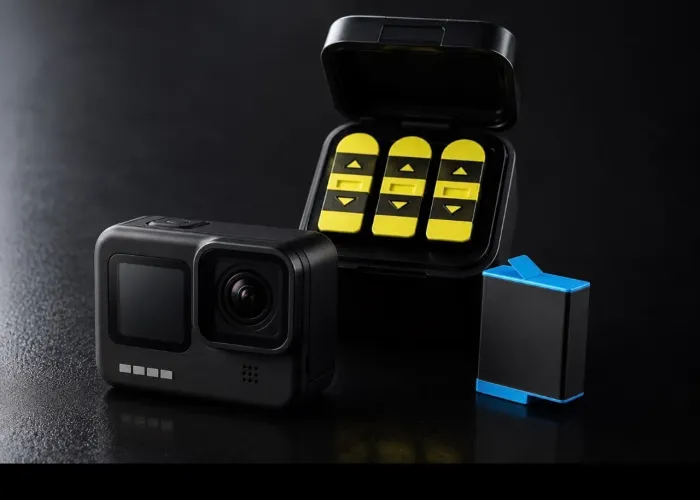 Gopro Hero 9 + Carregador e 3 Baterias Extra
