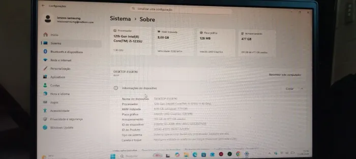 Notebook i5