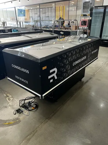 Ilha para congelados - 2m - Refrimate - Nova