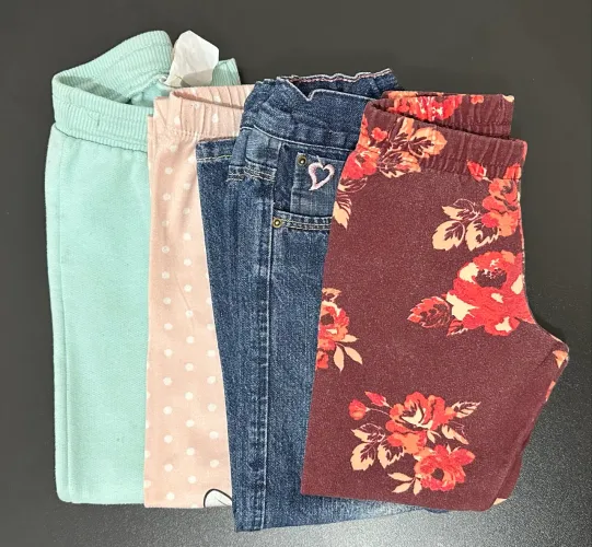 Desapego lote de calça infantil feminino 