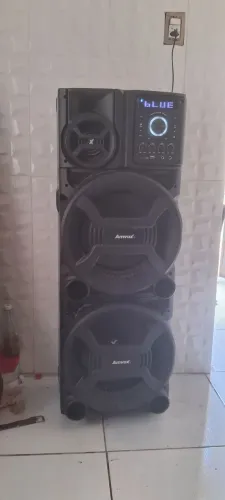 VENDO: Caixa de Som Amplificada Torre Amvox (Potente e Perfeita para Festas!)