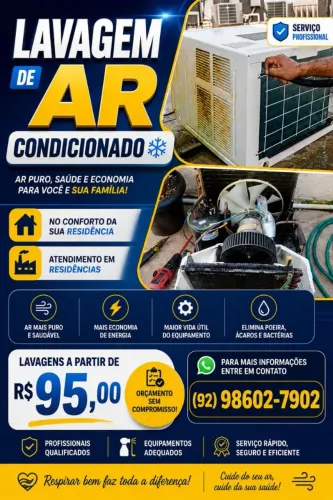 Lavagem De Ar condicionado