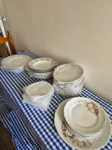 Louças de porcelana