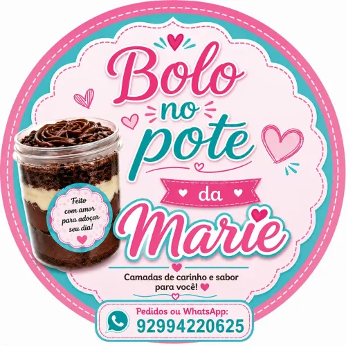 Bolo no pote
