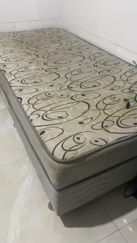 Cama Box Solteiro Conjugado Ortopédico Sleep Black 88x188x53