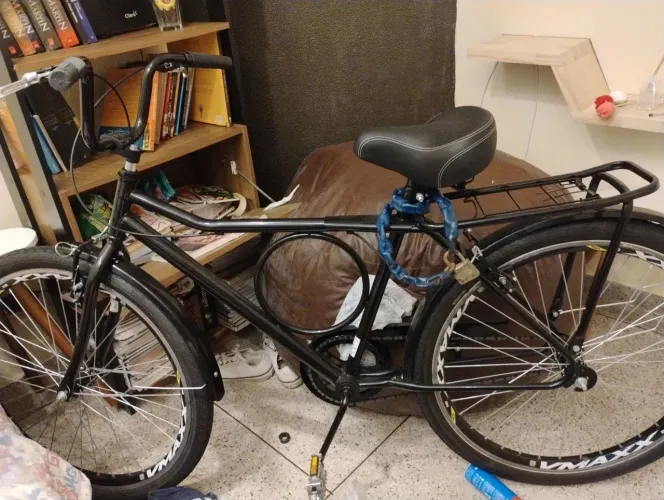 Bicicleta barra forte 