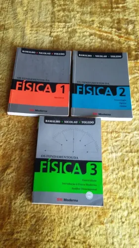COLEÇÃO OS FUNDAMENTOS DA FÍSICA ( RAMALHO 1 2 3 )
