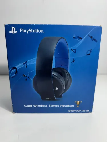 Gold Wireless Stereo Headset PlayStation