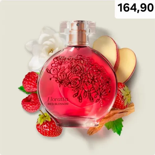Perfume Floratta Red Blossom de O Boticário
