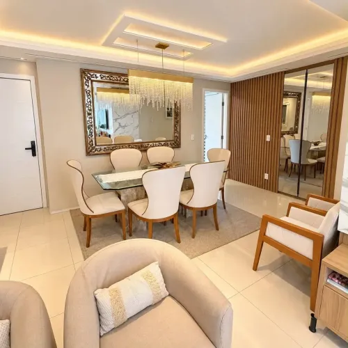 APARTAMENTO À VENDA NA PONTA DO FAROL, REFORMADO E PROJETADO, TORRE UNICA, 110M