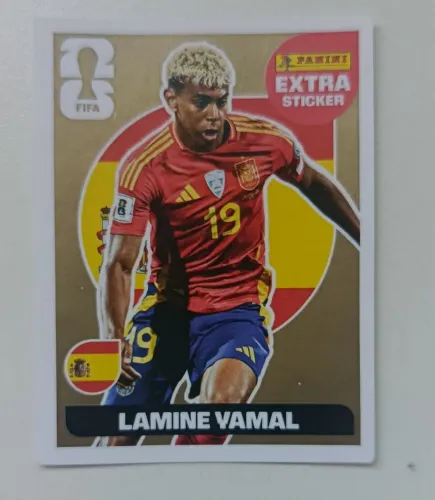 YAMAL DE OURO (figurinha oficial da Panini)