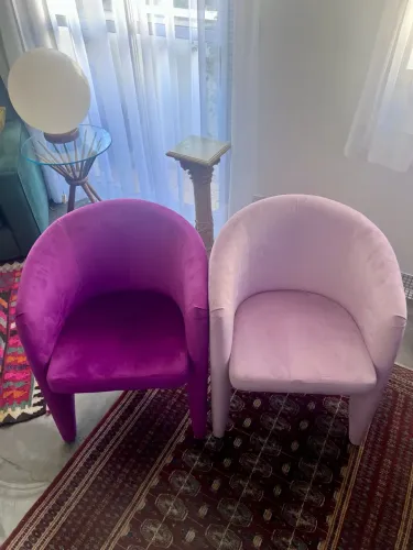 Poltronas Tok&Stok em Suede | Par Reformado | Estado Impecável | Curitiba