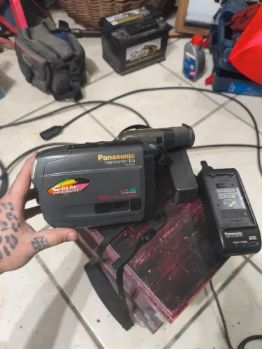Filmadora antiga Panasonic Palmcorder IG