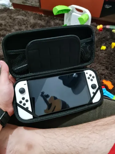 Nintendo Switch Oled Branco impecável