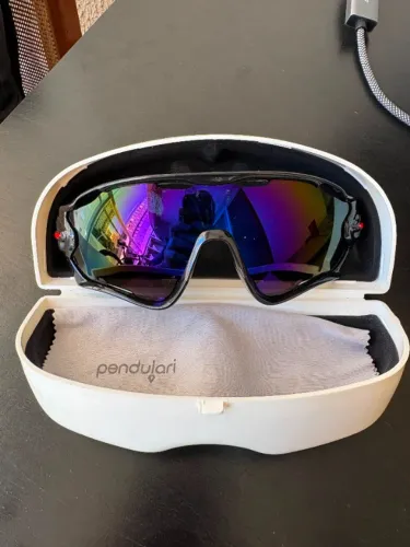 Óculos Pendulari para Ciclismo com Lente Espelhada e Estojo