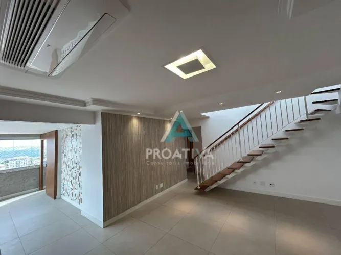 Cobertura com 3 dormitórios para alugar, 253 m² por R$ 10.884,00 - Vila Scarpelli - Santo 