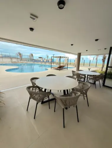 TERRENO 406m² COND. OCEAN VILLE - EM FRENTE À PRAIA - ARUANA