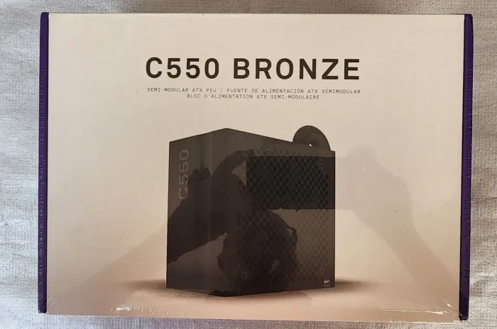 FONTE LACRADA NZXT C550 BRONZE, SEMI MODULAR 80 PLUS BRONZE