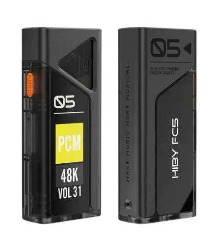 Hiby Amplificador Fc5 Hi-fi Dac Tela Oled 768khz Dsd512