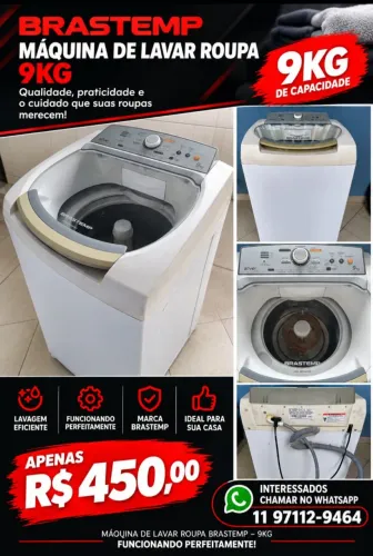 Máquina de lavar roupa BRASTEMP