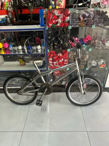 Bicicleta Cross Cromada