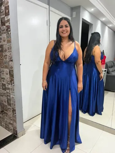 Vestido de Formatura ou Casamento Azul Royal
