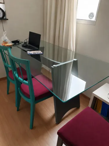 Mesa de Jantar Grande Vidro