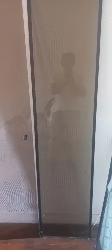 Vidro para box fixa 43cm porta 50cm
