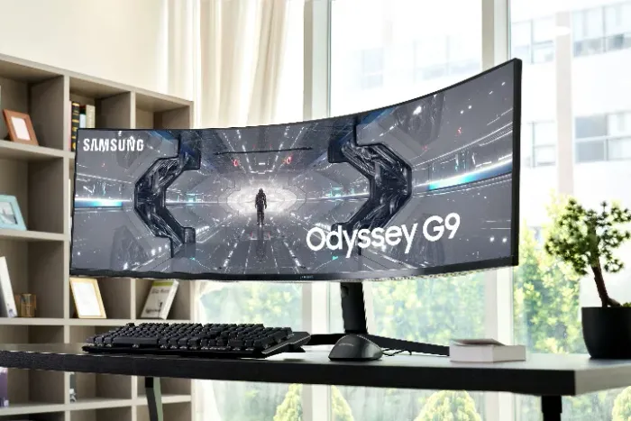 Monitor Ultrawide Samsung Odyssey CRG9 49" 120Hz - Impecável + Acessórios