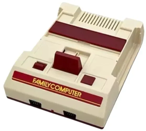 Famicom (clone de NES) console de jogo 8 bits (Nintendinho) c/ 500 jogos na memória