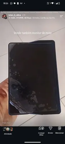 Monitor pra moto tá novo só é película
