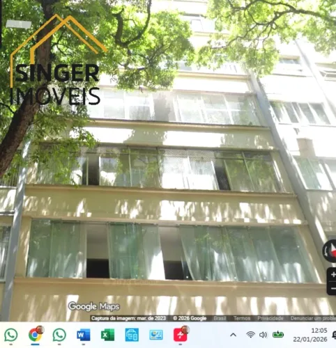 Apartamento à Venda, Copacabana/RJ: 4 Quartos, Sala em 3 Ambientes, Lavabo, Despensa, 1 Va