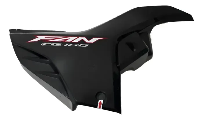 Carenagem Lateral Cg 160 Fan 22/24 L/d Orig Avaria 57327 Preto