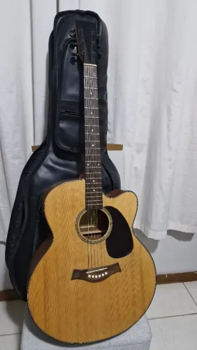 Violão Tagima Eletroacústico Cutaway Fishman Isys+ Com Bag Semi-novo