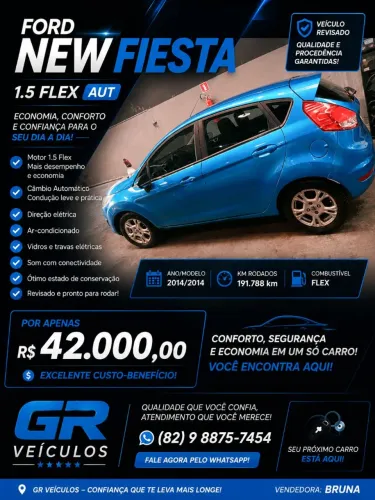 Ford Fiesta 1.6 16V Flex Aut. 5P 2014