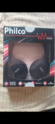 Fone de Ouvido Bluetooth Philco PFO01BTP Wave Preto