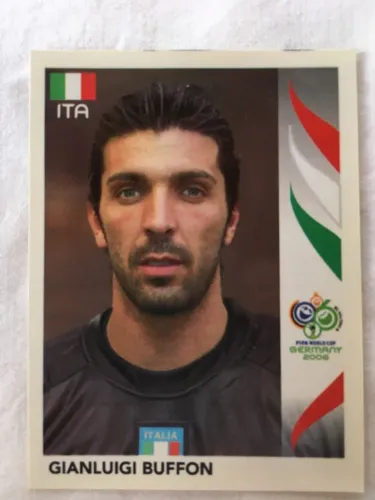 Figurinha Gianluigi Buffon Copa 2006 Nunca Colada