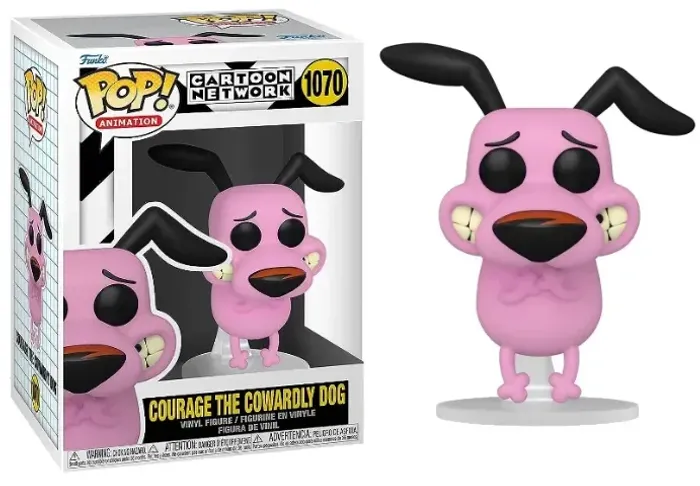 Funko Pop - Coragem o Cão Covarde - Cartoon Network (1070)