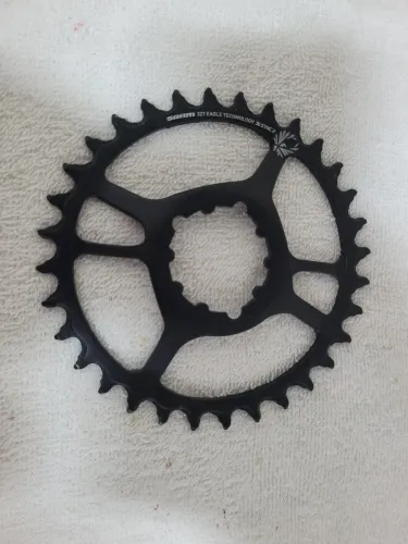 Coroa sram 32d off set 6mm de aço, nova