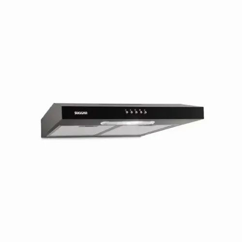 Depurador de Ar Suggar Slim DPS161PT/DPS162PT Preto com 3 Velocidades - 60 cm - 110V