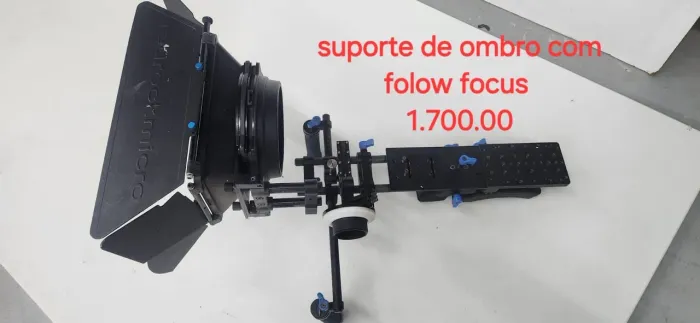Suporte de Ombro para Câmera com Follow Focus