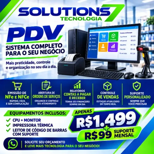 Kit Pdv / Completo Frente De Caixa E Lojas + sistema