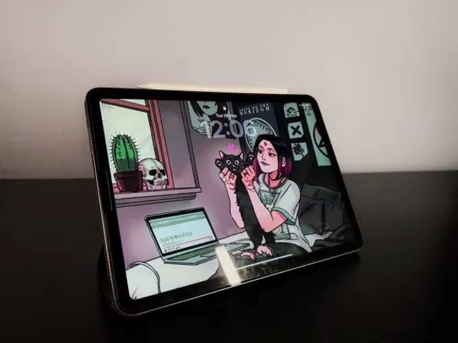 iPad Air 5ª geração M1 256GB + Apple Pencil Baseus magnética + caixa | excelente estado