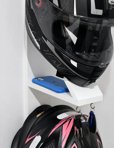 Suporte para 02 capacetes