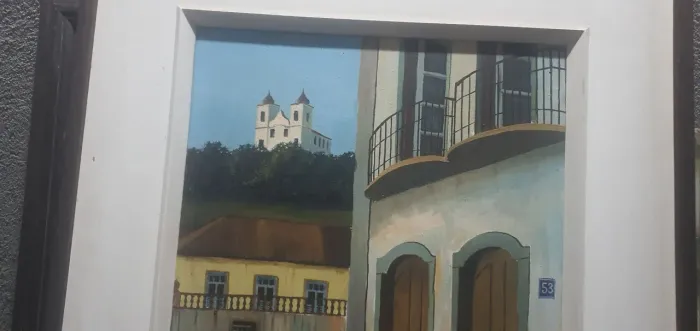 Quadro antigo pintor Niermayer